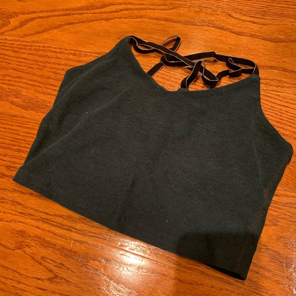 Green Beyond Yoga sports bra